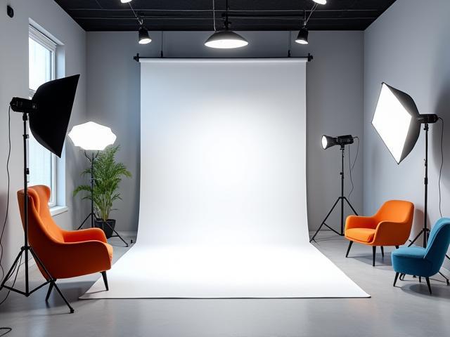 Interior view of Fokus Foto Studio in Oslo